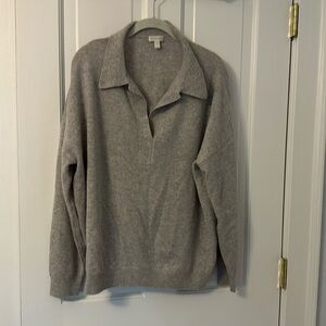 Perfect condition Garnet Hill cashmere polo